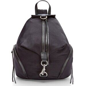 ❤️ NWT Rebecca Minkoff Julian Full Size Nylon Backpack BLACK 100% AUTHENTIC
